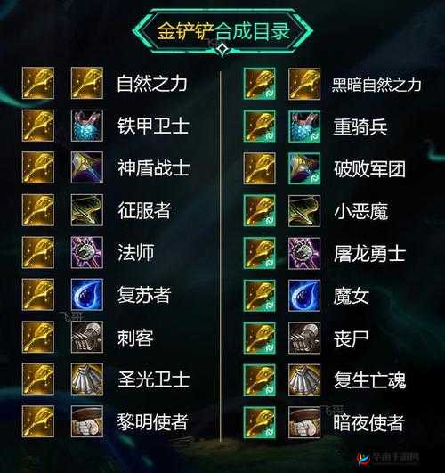 云顶之弈S5：黑暗之力深度合成指南