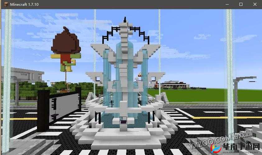 我的世界红石电路大讲堂：日月水火喷泉制作视频全解