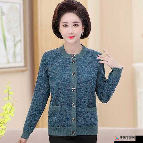 胖老太太老奶奶开衫毛衣加绒加厚舒适保暖