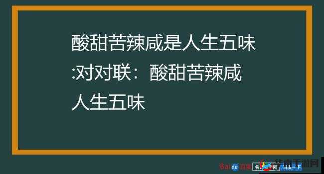 年级老师的滋味 4：酸甜苦辣咸