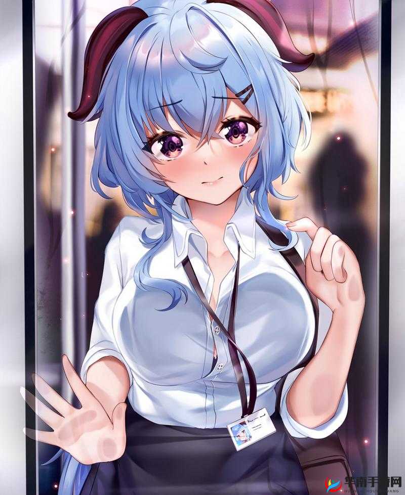 甘雨挤椰羊奶，可爱画面惹人爱