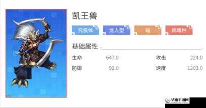 数码宝贝新世纪：凯王兽实力解析与深度介绍