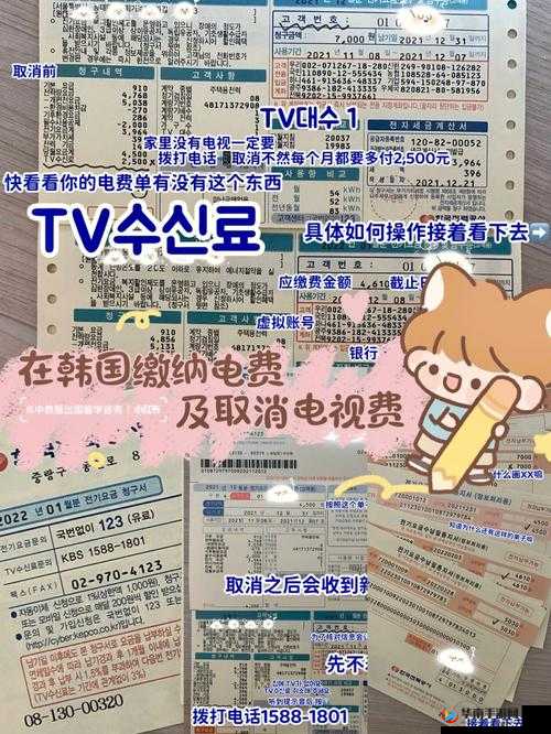 韩国三色电费最新价格表一览