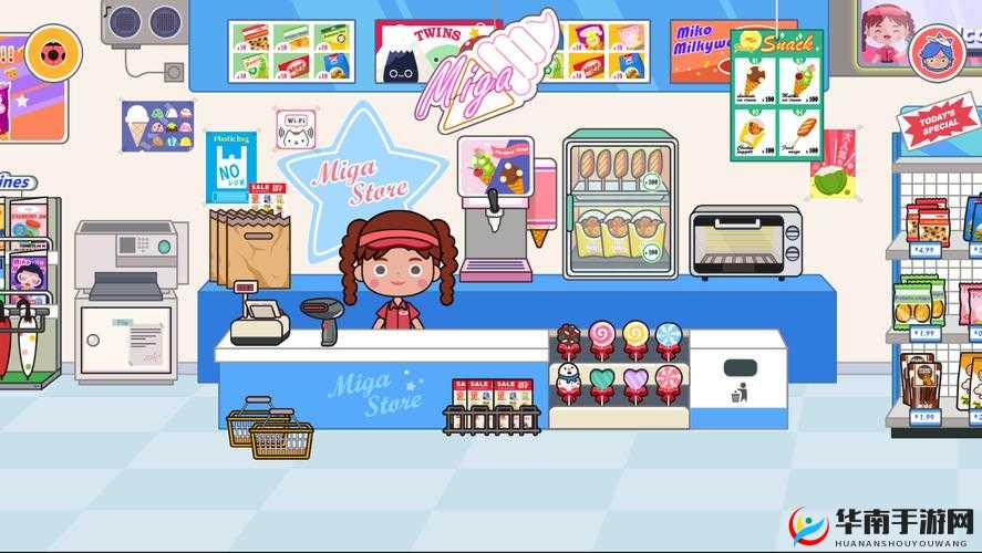 以奶茶店日常运营为背景的温馨小店截图预览