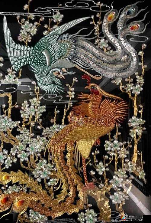 佛帐潮绣凸浮双龙耳帐精彩片段呈现