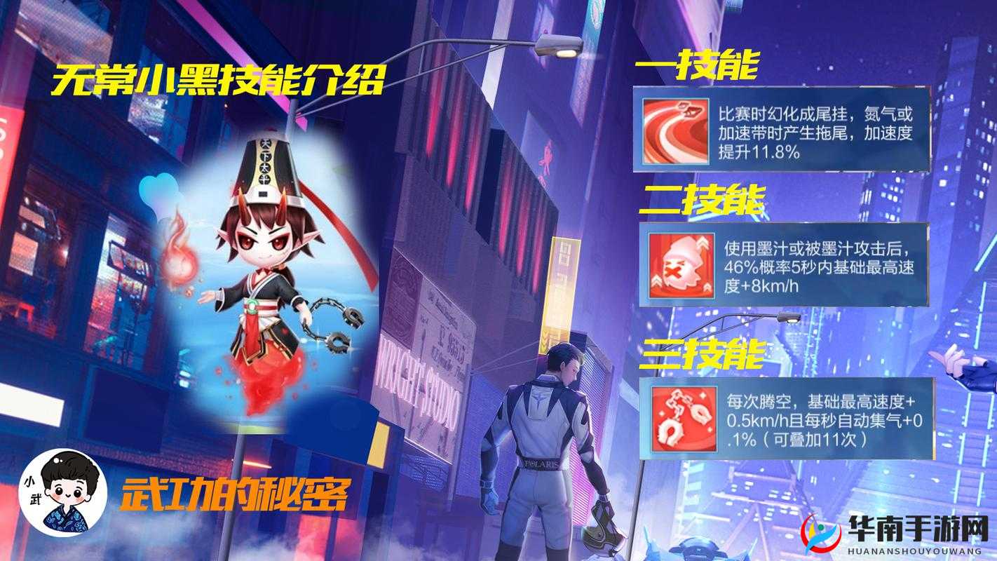 关于QQ飞车手游无常小黑技能详解与强度分析：探秘竞速新篇章