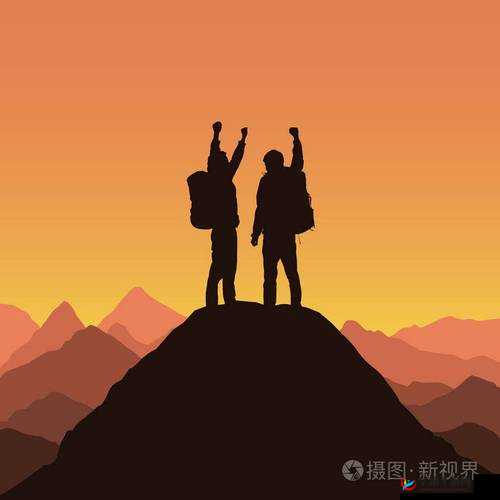 手握住了山峰：力量与勇气的象征