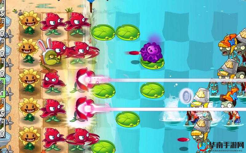 挑战植物大战僵尸 2 巨浪沙滩第 10 天，巧用策略完美通关