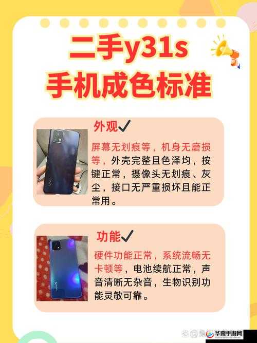 一级成色好 y31s 标准版详细介绍