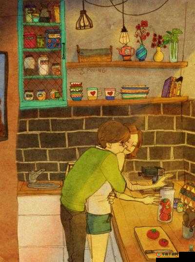 老公经常在我做饭的时候抱我：甜蜜的厨房时刻