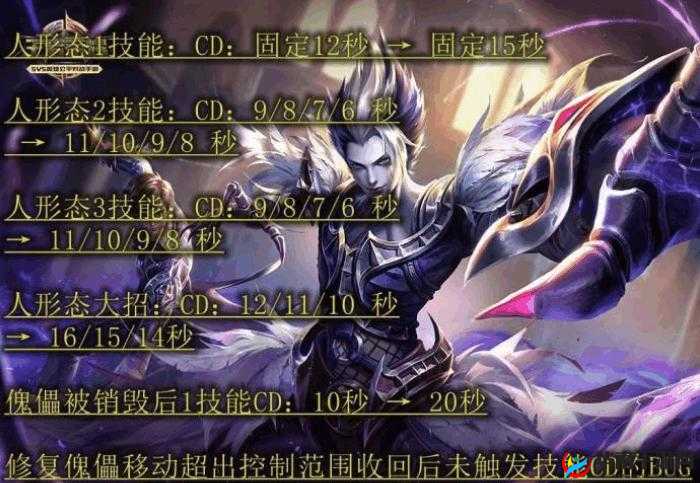 王者荣耀体验服元歌三技能控制时长遭大幅削弱引发热议