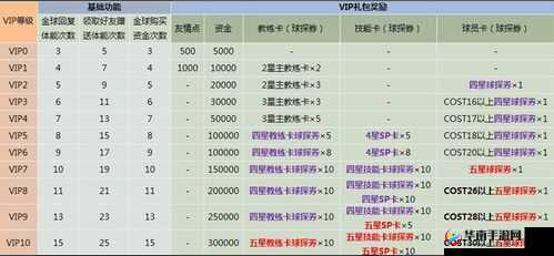 实况俱乐部游戏 VIP 系统等级福利全面解析与攻略指南