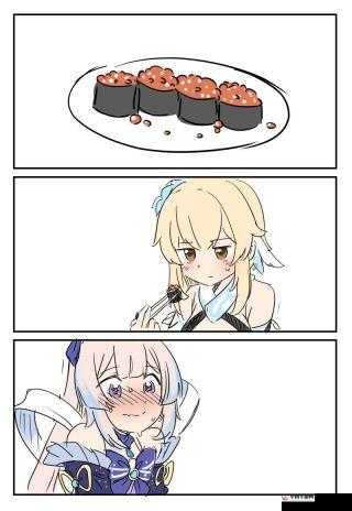 旅行者将心海焯出鱼子酱：一场奇幻的美食冒险