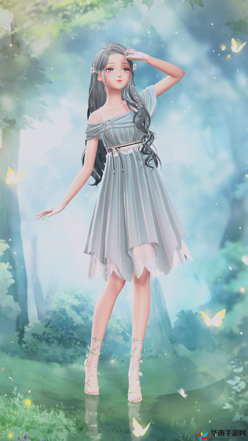 闪耀暖暖新时装春水碧：时尚与自然完美融合，春水碧边饰细节惊艳亮相