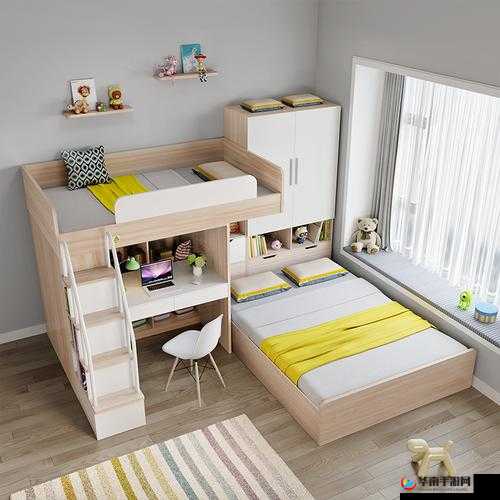 超级实用美式交错式上下床：打造舒适睡眠空间