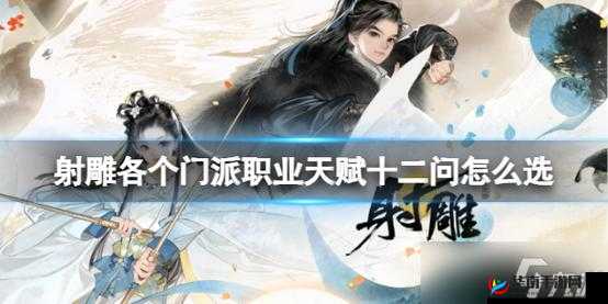 射雕手游职业介绍大全：探索江湖的职业选择