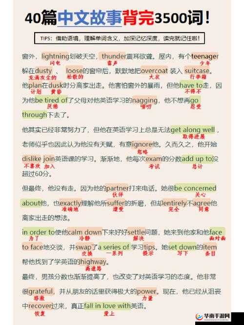 坐在学霸的棍子上背单词小说阅读：有趣的学习故事