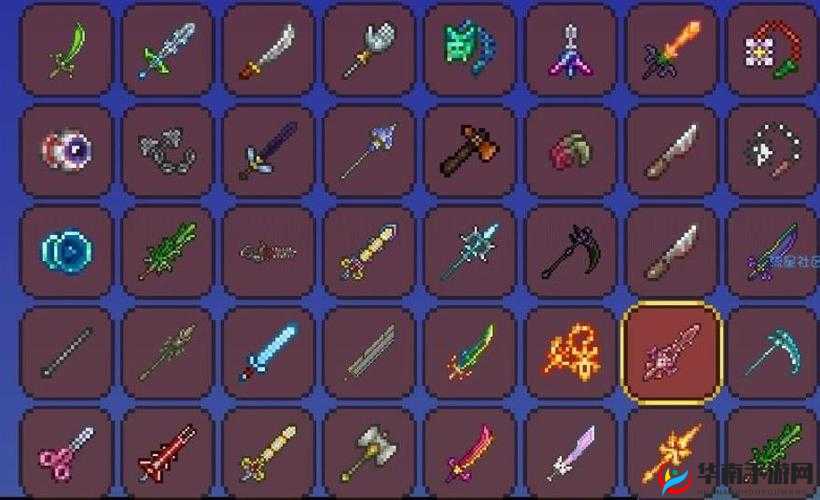 泰拉瑞亚：最强排行榜TOP10，谁是你心中的神兵利器？