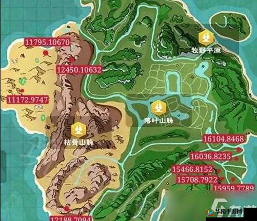 探索创造与魔法中冰附魔石位置的详细地图指南