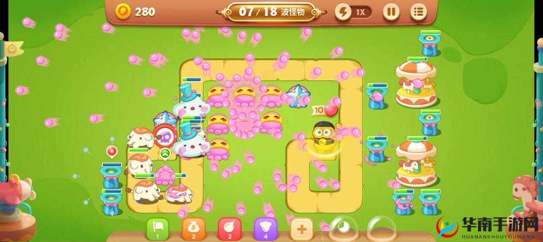 保卫萝卜3公园第42关图文攻略