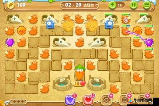 保卫萝卜2极地冒险70关金萝卜攻略：步步为营，稳扎稳打，收获满满金萝卜