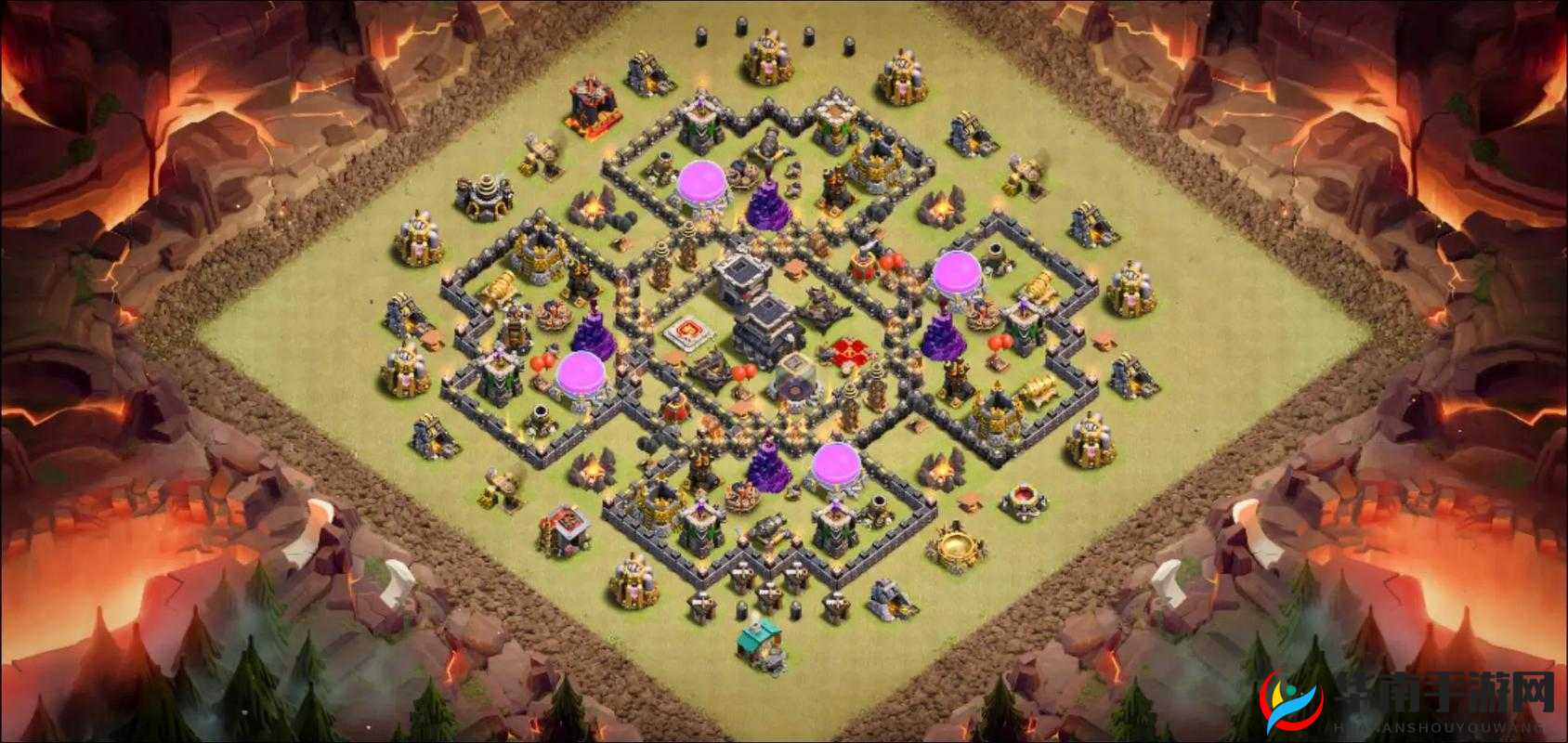 COC 部落战 9 本最强防两星阵推荐及对战效果令人信服展示