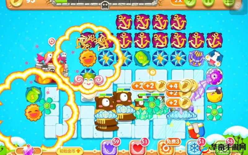 保卫萝卜2极地冒险68关：金萝卜轻松得图文攻略指南，轻松闯关无压力