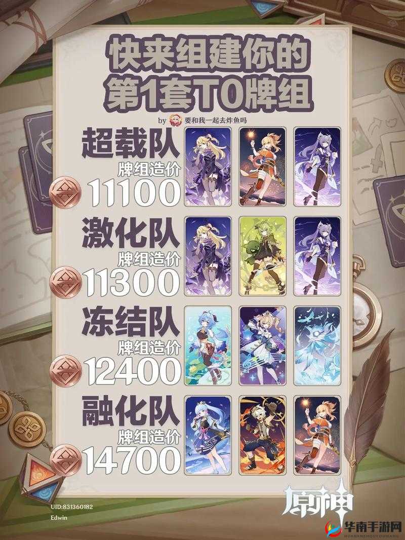 原神七圣召唤控场莫秋华卡组详细玩法解析与技巧分享