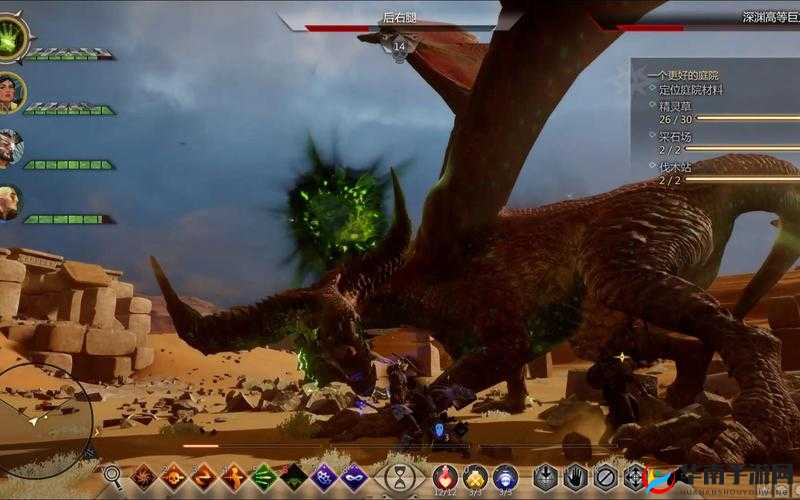 龙腾世纪审判中成功打开西部沙漠两门的详细攻略与技巧