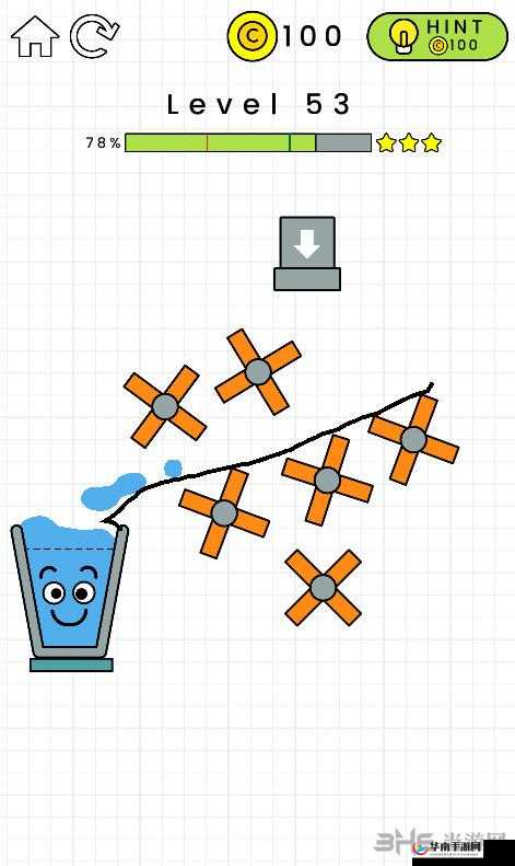 快乐玻璃杯第53关通关攻略