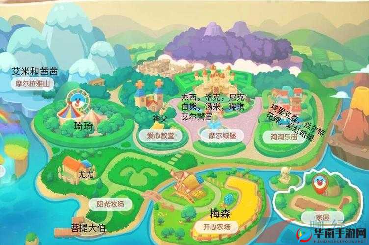 摩尔庄园旅行攻略：位置详解与赠礼指南