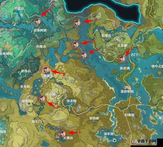 原神流纹茶蝶鱼最佳钓鱼位置攻略：揭秘钓鱼地点