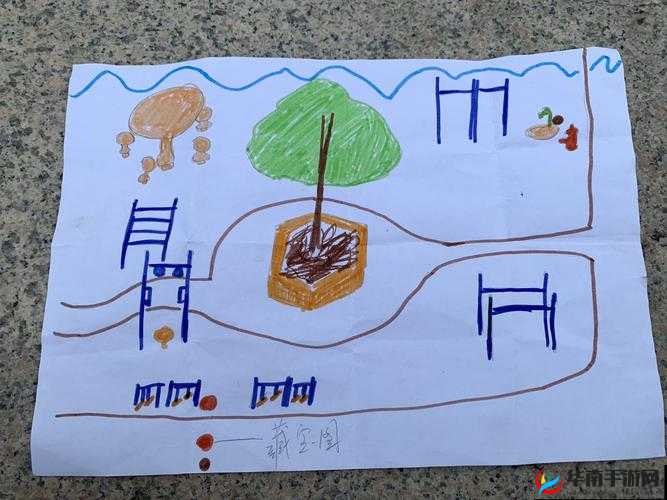 《晨曦寻宝：丘陵池塘的秘密藏宝图解析》