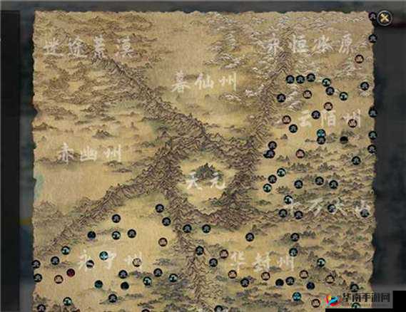 鬼谷荒地图全开全貌揭秘：探索无尽疆域，览众山小