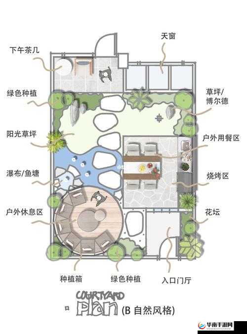 山海庭院：创意布局与资源巧用