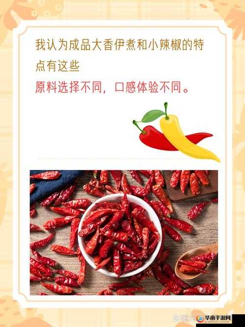 解密成品大香伊煮和小辣椒：口感、魅力何在？