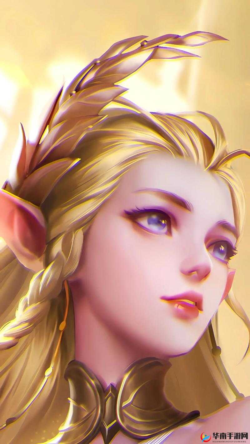 王者艾琳害羞流口水:少女的可爱瞬间