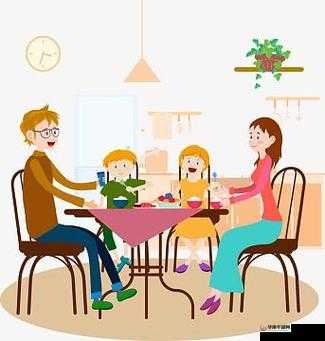 四个女儿一锅烩大团圆：简单而温馨的家庭场景