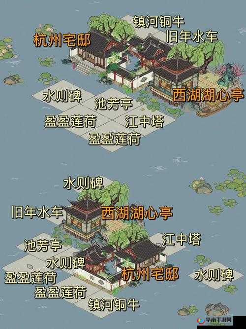 江南百景图：湖心亭布局攻略，美景尽收眼底