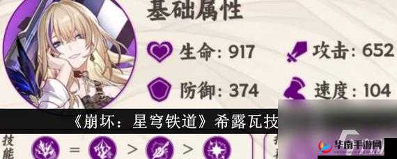 《崩坏星穹铁道希露瓦技能详解》