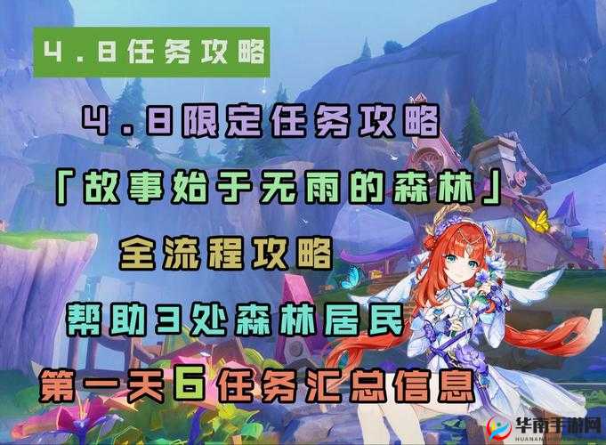 原神故事始于无雨的森林任务全流程指南