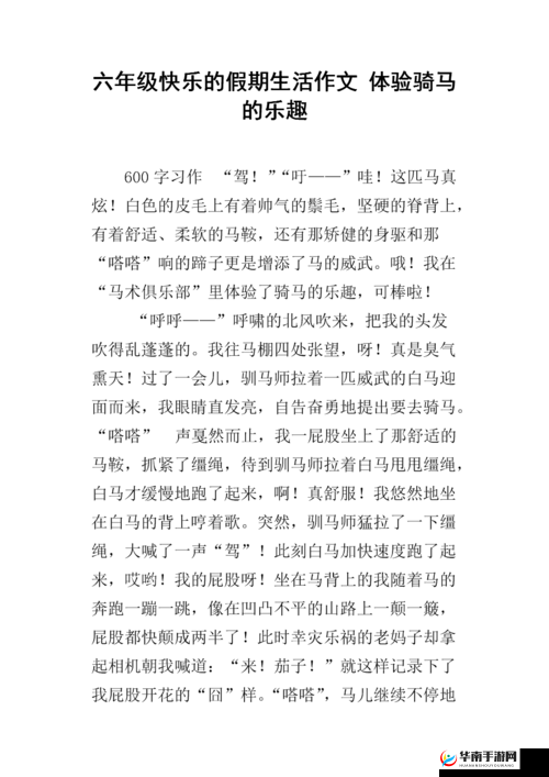 深入交流骑马：探索骑马的奥秘与乐趣