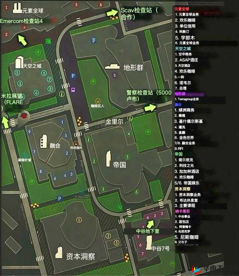 逃离塔科夫全地图 BOSS 盘点
