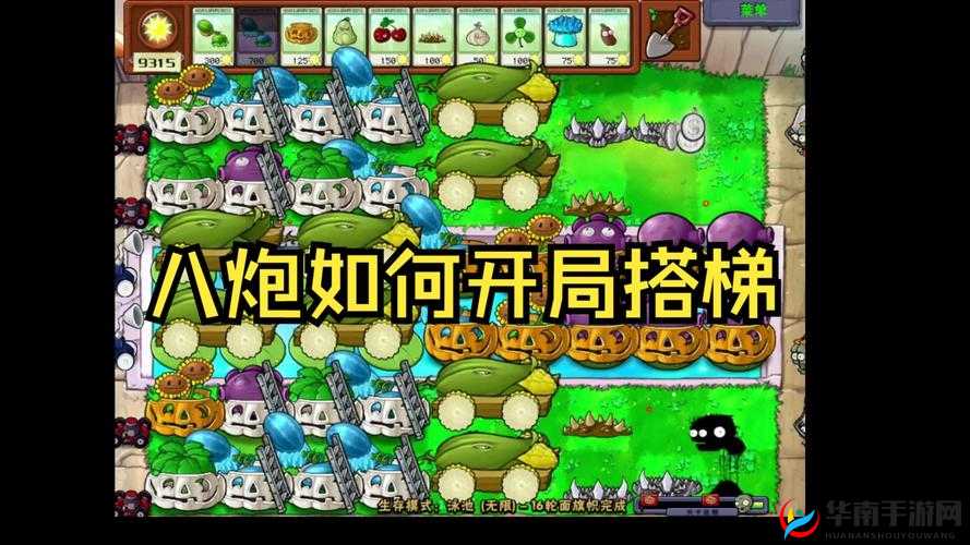 《植物大战僵尸》炮超爽组合挑战无尽模式娱乐阵型攻略