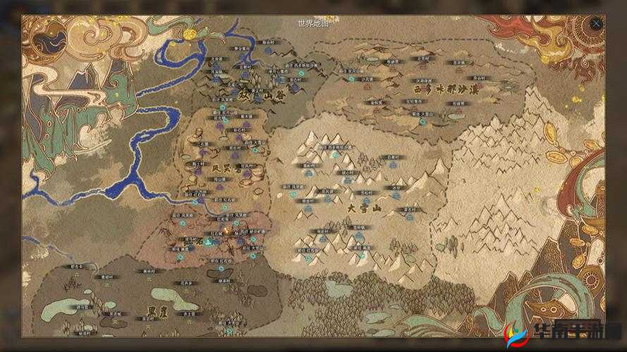 《真心英雄游戏地图探秘：从章节看世界》