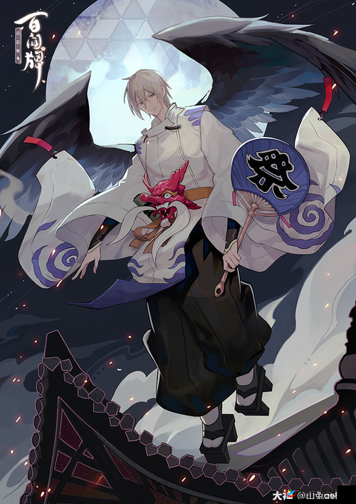 阴阳师新增大天狗觉醒原画震撼登场，华丽姿态惊艳全场等你来赏