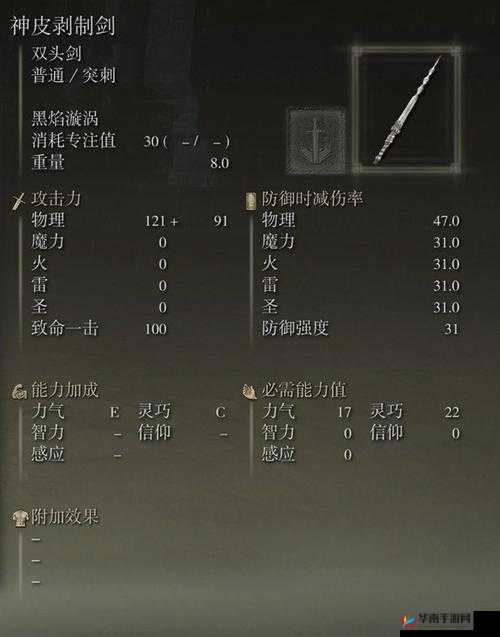 艾尔登法环雷电枪强度分析：武器选择与搭配