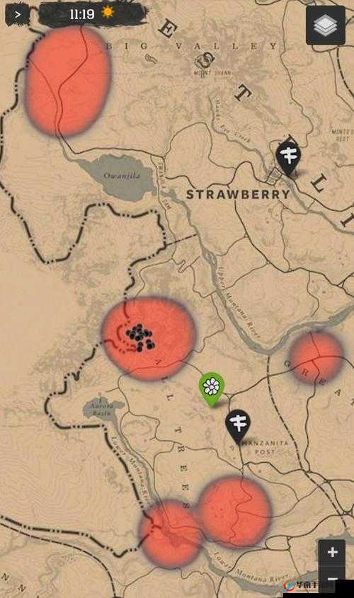 荒野大镖客2：美洲狮传说地图位置指南