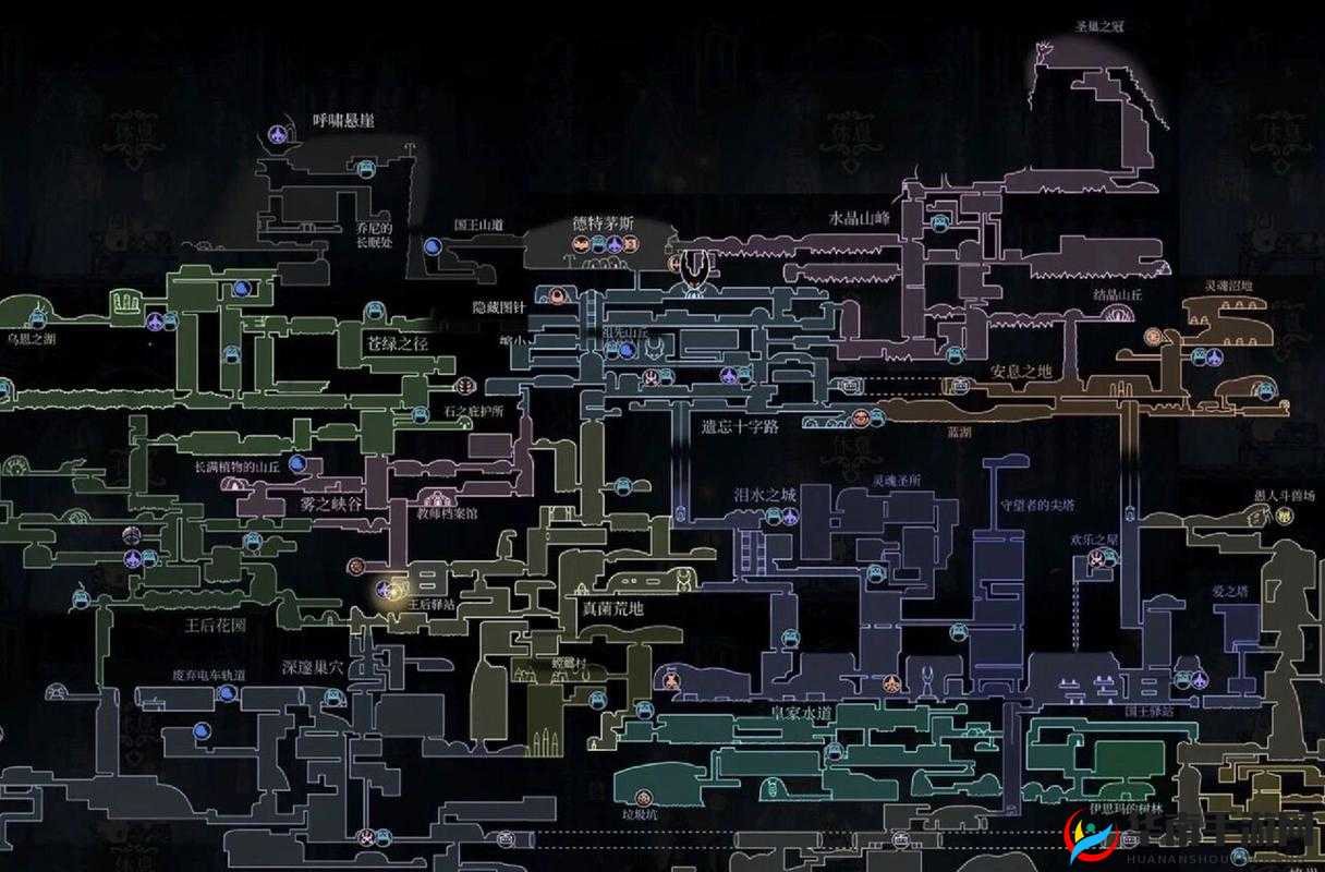 空洞骑士格林剧团隐秘之地探索：格林BOSS地图位置详解