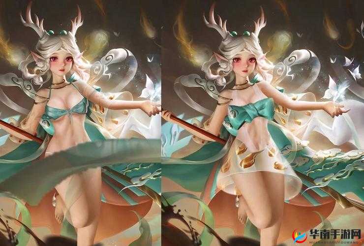 瑶遇见神鹿，铁球含嘴里